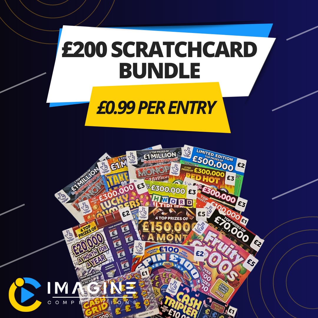 200 Scratchcard Bundle Imagine Competitions