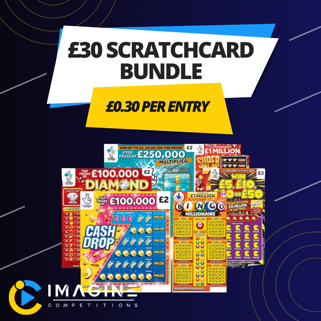 30 Scratchcard Bundle Low Price Imagine Competitions