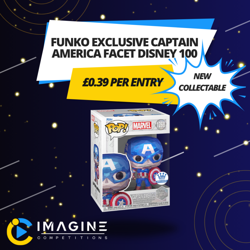 Funko Exclusive - Marvel Captain America Facet Disney 100 - Imagine ...