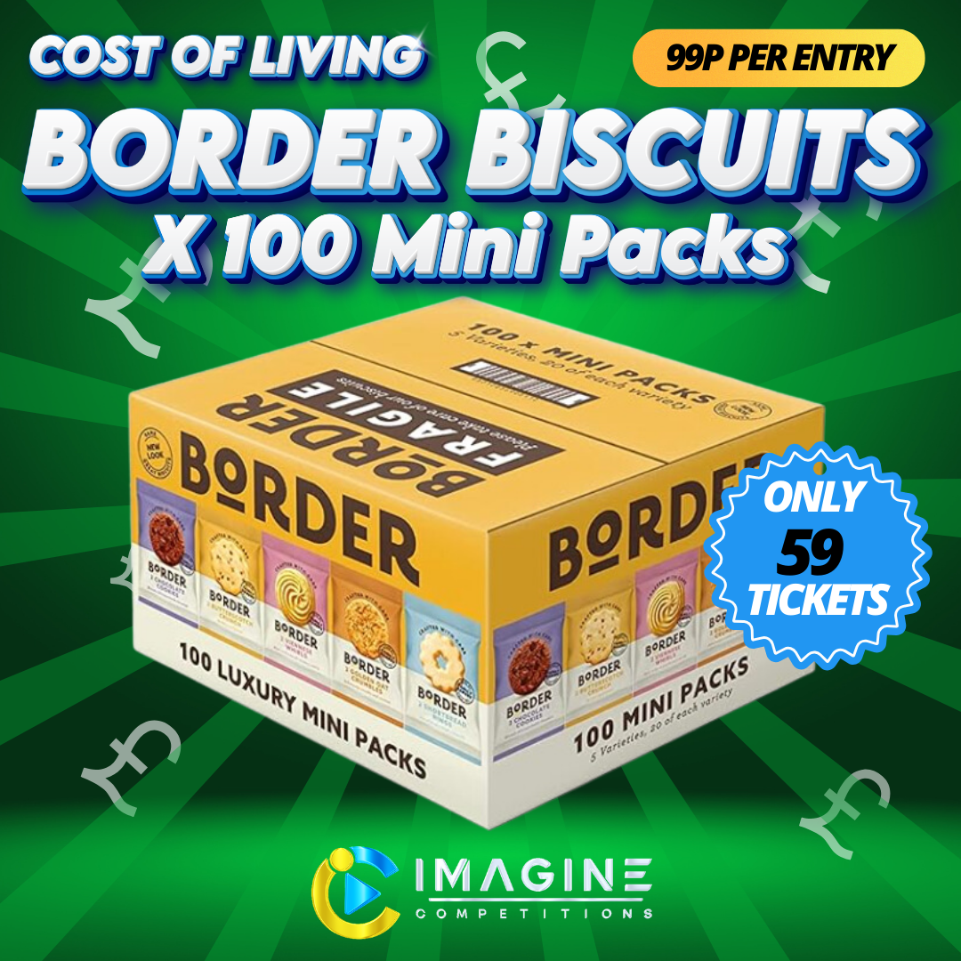 BORDER Biscuits 100 Mini Packs - Imagine Competitions