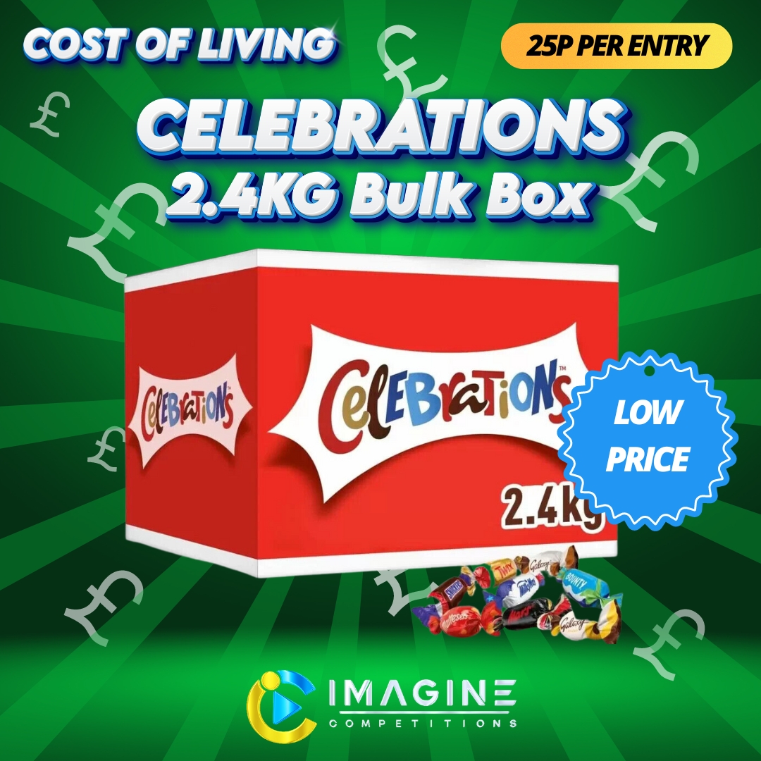 COST OF LIVING Celebrations BULK BOX 2.4kg of Chocolates Imagine